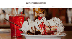 Desktop Screenshot of clintonssodafountain.com